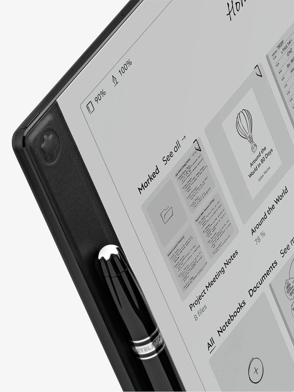 Carnet de notes numérique avec stylo noir, MONTBLANC