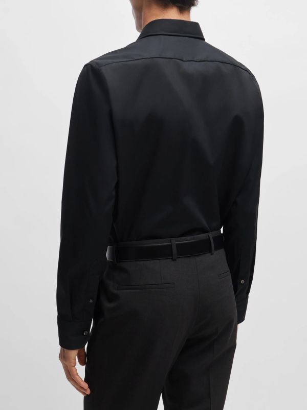 Chemise casual  noir, BOSS