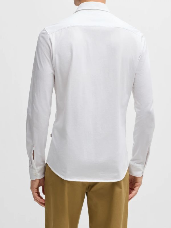 Chemise casual blanc, BOSS