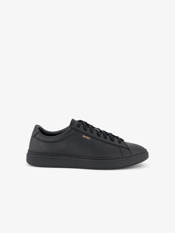 baskets en cuir "Kieran Tenn" noir