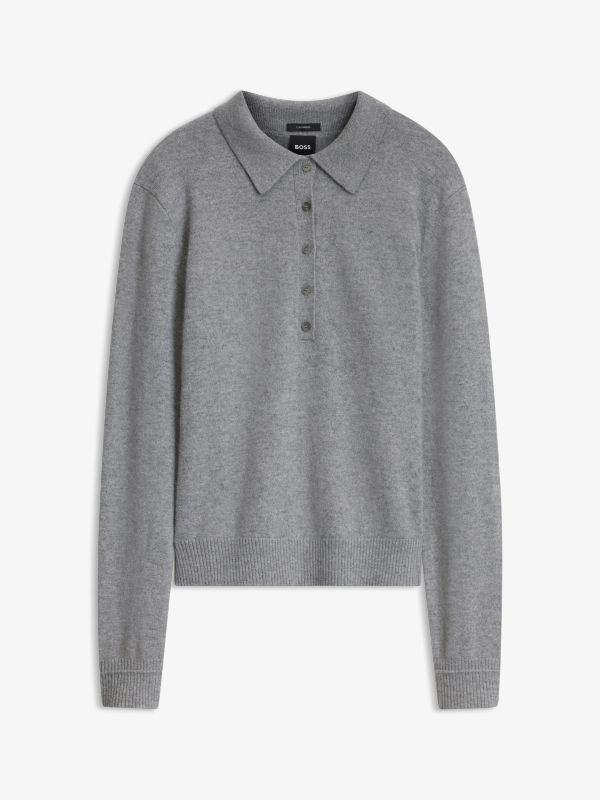 pull en tricot gris