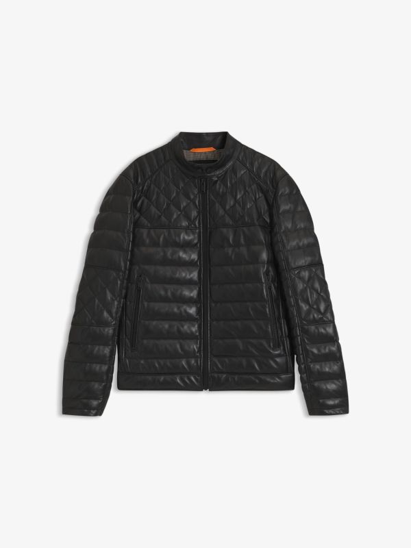 Lederjacke schwarz