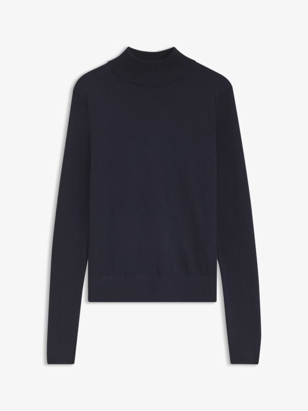 pull en tricot  bleu