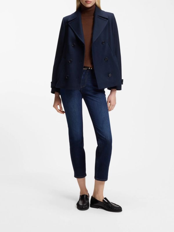 pull en tricot brun, BOSS