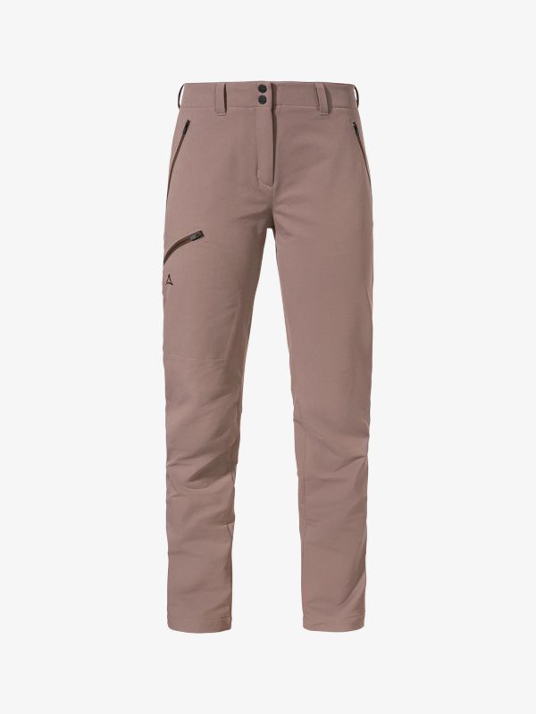 Softshellhose Pants Ascona Warm L violett