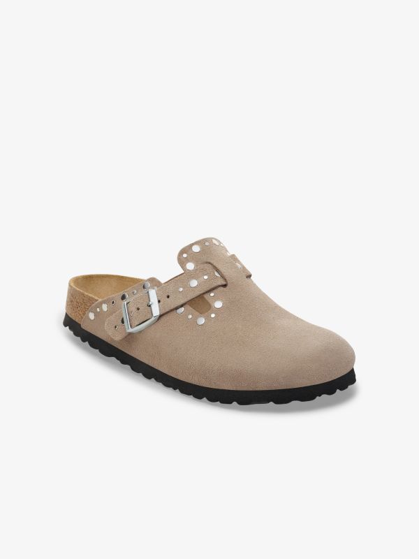 Slides "Boston" taupe, BIRKENSTOCK