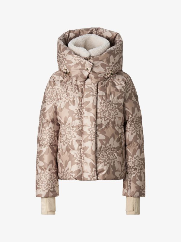 Veste en duvet beige
