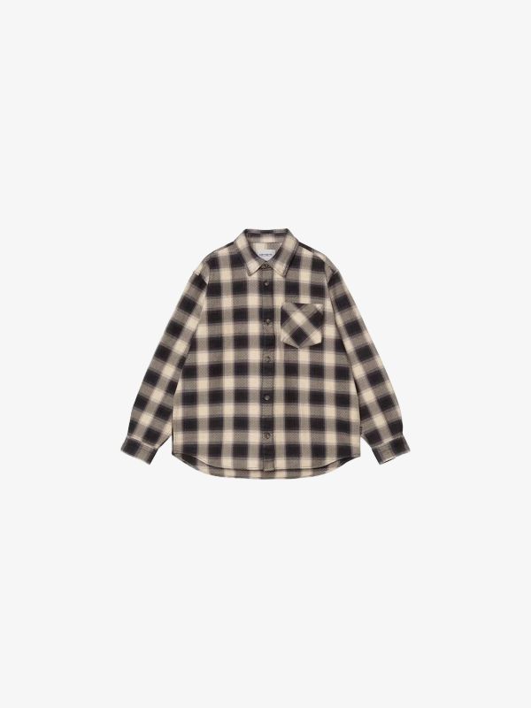Chemise casual "Dayne" à carreaux brun