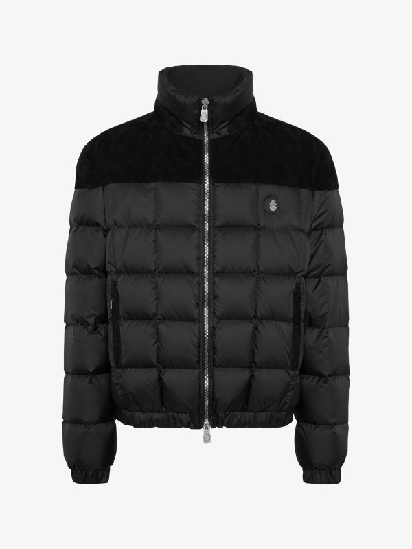 Daunenjacke schwarz