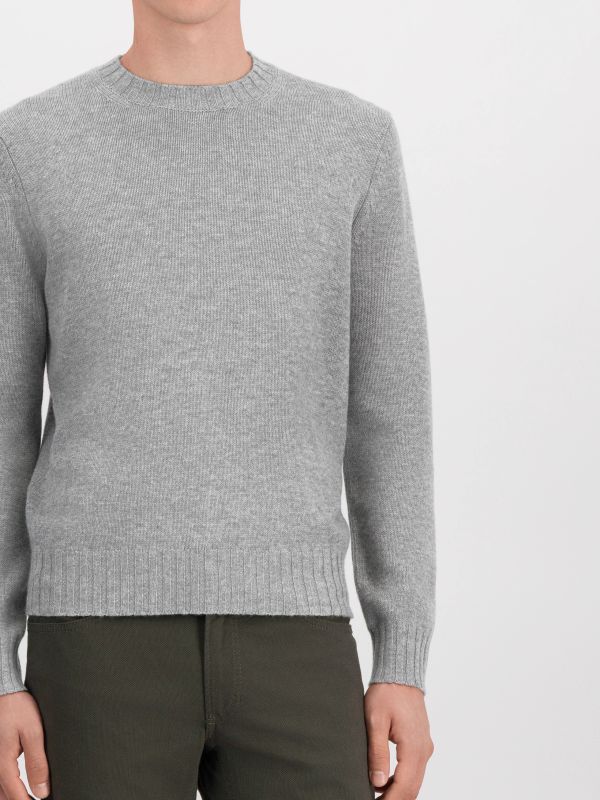 Strickpullover grau, ALLUDE