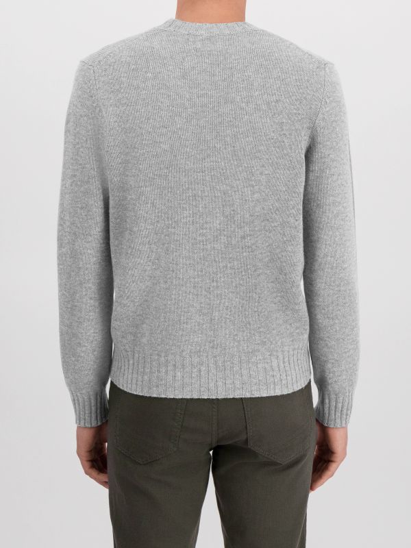 Strickpullover grau, ALLUDE