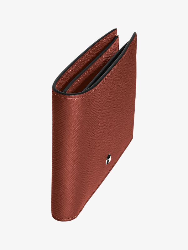 Portefeuilles 6 CC SARTORIAL rouille, MONTBLANC