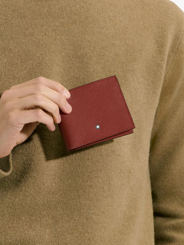 Portefeuilles 6 CC SARTORIAL rouille, MONTBLANC