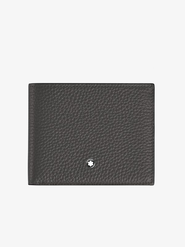 Portefeuilles 6 CC GRAIN gris acier