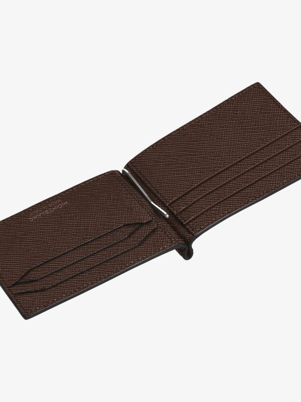 Portefeuilles 6 CC SARTORIAL brun clair, MONTBLANC