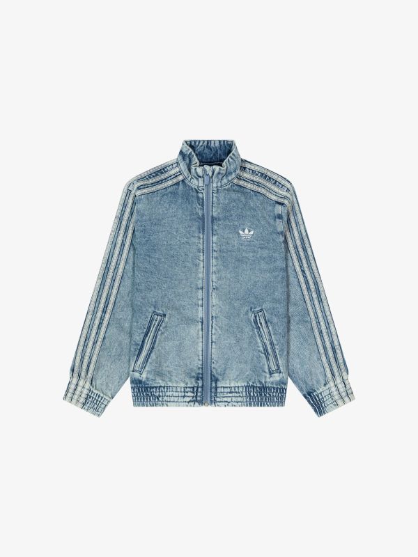 veste en jean bleu