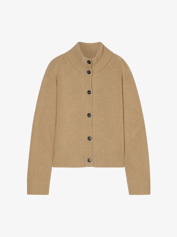 Strickjacke beige