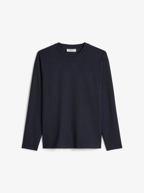 Langarmshirt blau