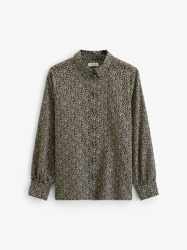 Hemd Bluse grau