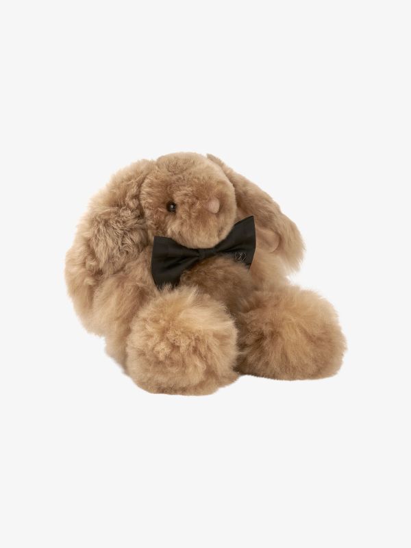 animal en peluche MILO taupe, WEICH COUTURE ALPACA