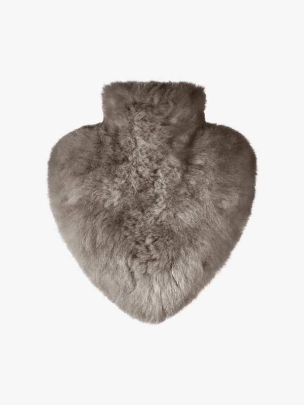 Bouillotte en forme de cœur AMOR taupe
