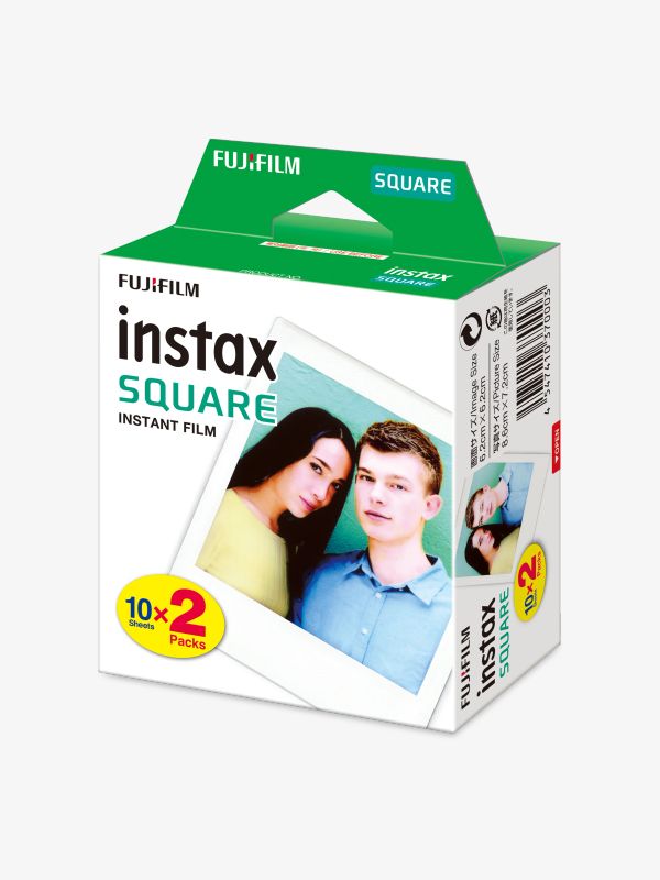 Pack de 2 Instax Square Fujifilm blanc, FUJI