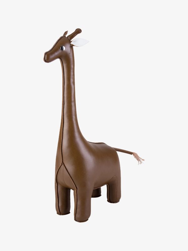 Doorstop giraffe brown