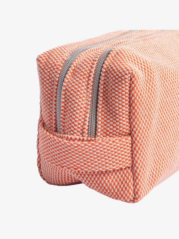 Trousse de toilette orange intermédiaire, CAROLINE GARDNER