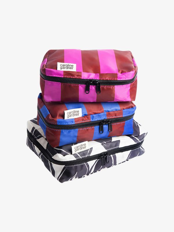 Necessaire 3er Set schwarz