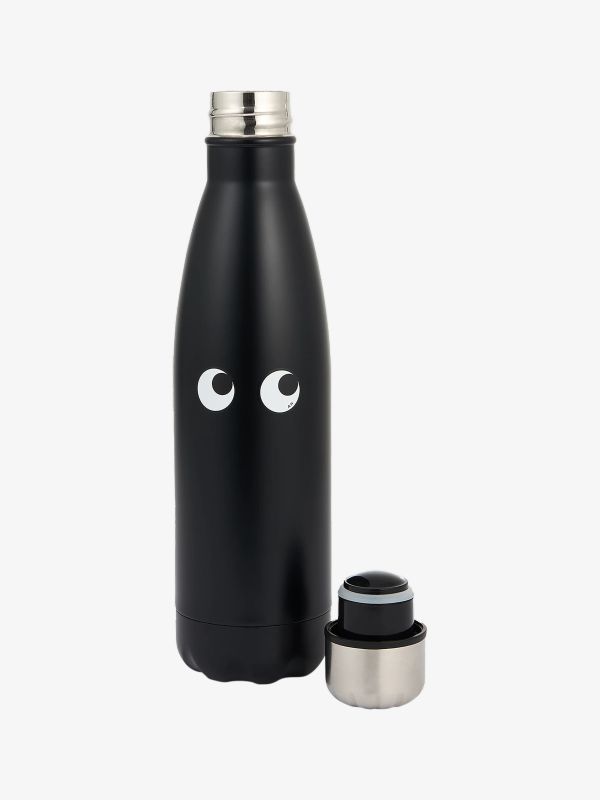 Trinkflasche Eyes schwarz