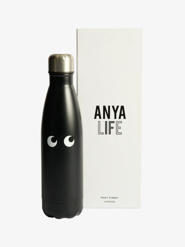 Trinkflasche Eyes schwarz