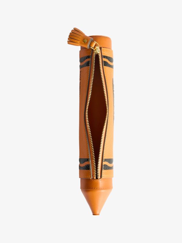 étui Crayola jaune soleil, ANYA HINDMARCH