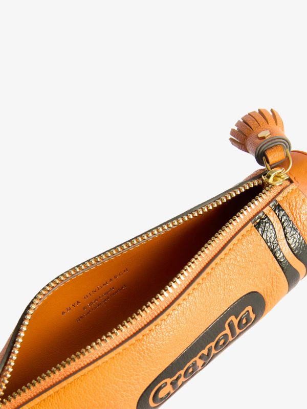étui Crayola jaune soleil, ANYA HINDMARCH