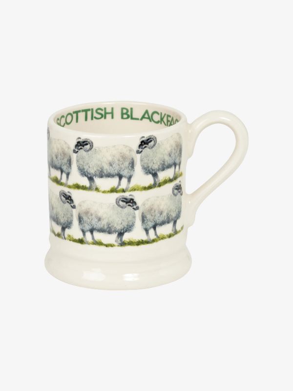 tasse Scottish Blackface Sheep blanc/à petits motifs