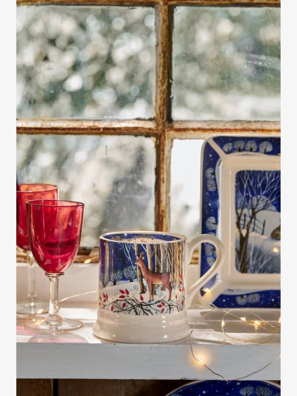 Tasse weiss/klein gemustert, EMMA BRIDGEWATER