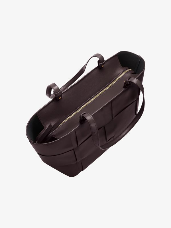 Sac à bandoulière "Florence" bordeaux, DEMELLIER LONDON