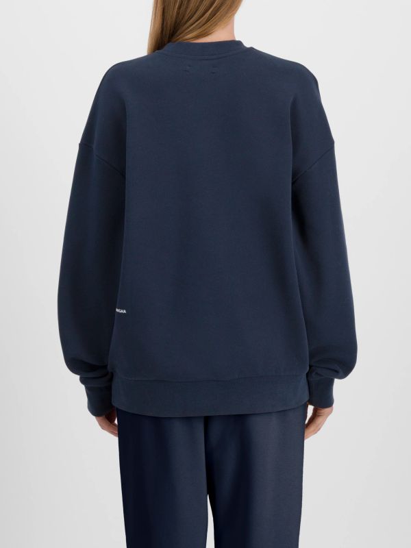 Sweat oversize "365 Midweight" navy, PANGAIA