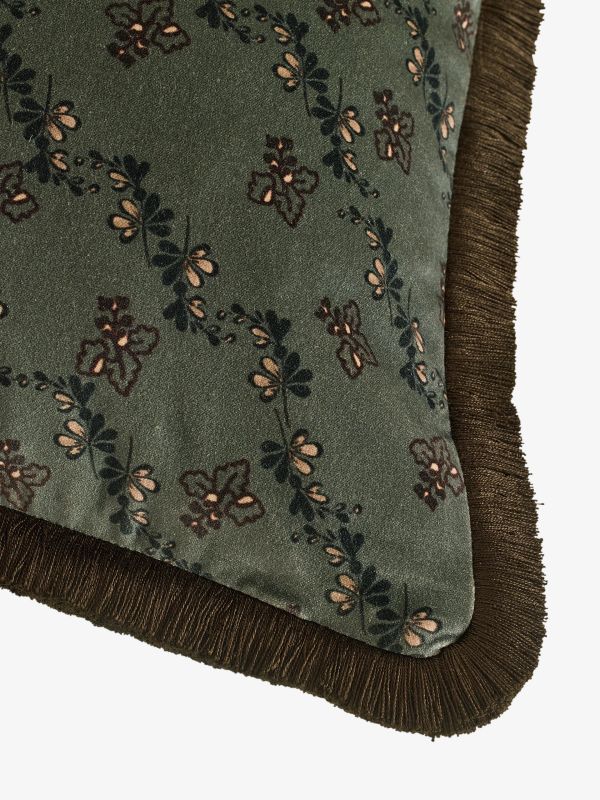 Housses de coussins avec remplissage Mira bleu/à petits motifs, SOHO HOME