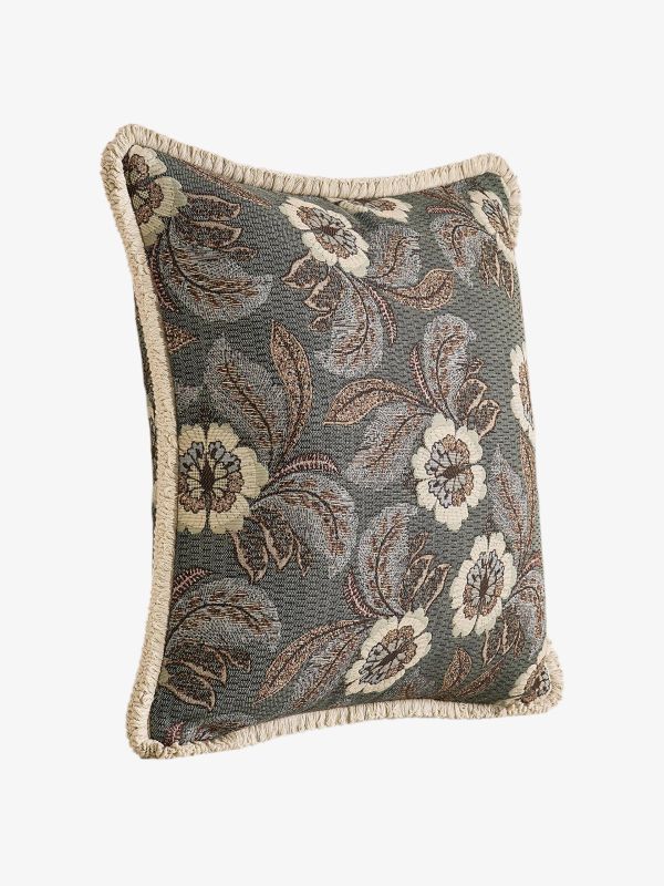 Housses de coussins avec remplissage Nita olive intermédiaire, SOHO HOME
