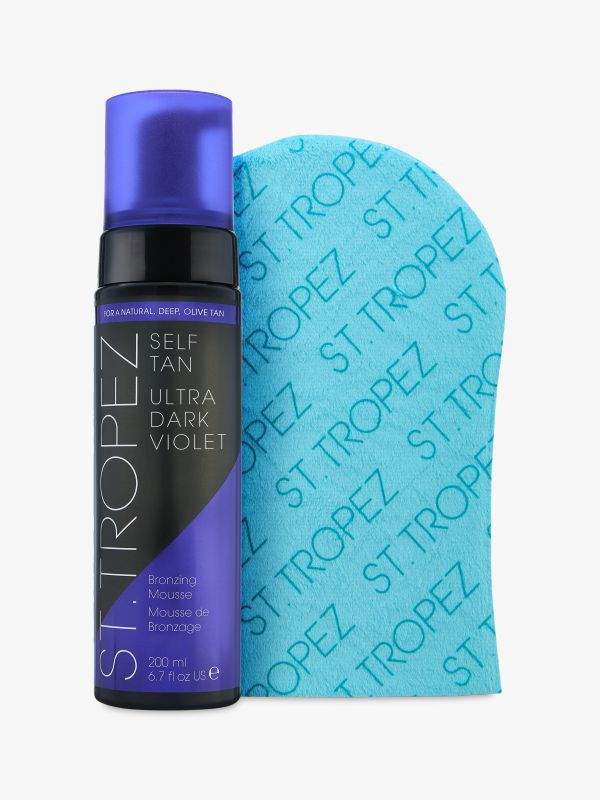 Self Tan Ultra Dark Violet Bronzing Mousse, ST. TROPEZ