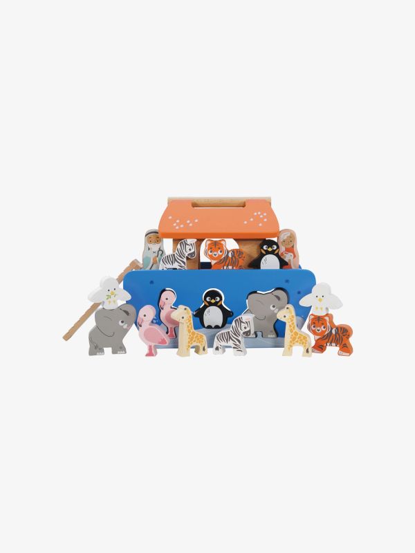 Spielset "Holz Form Sortierer - Noah's Arche" orange