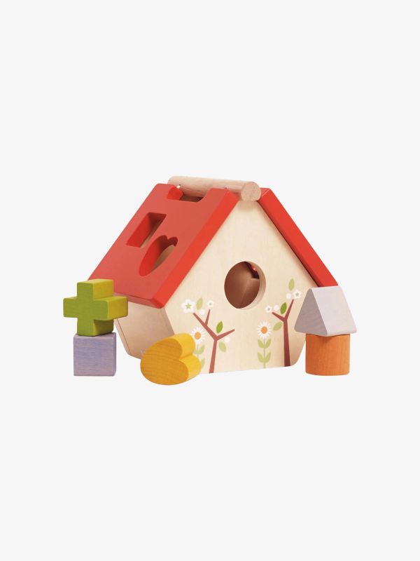 Lernspiel "Waldvogelhaus" beige