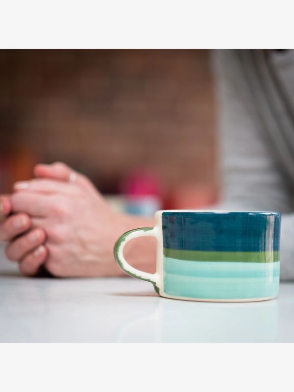 Tasse "Tri-colour" hellblau, MUSANGO
