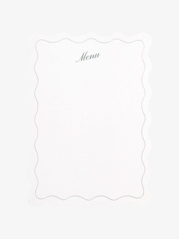 Menu Karten "Fruits Coupes" fichte, PAPIER