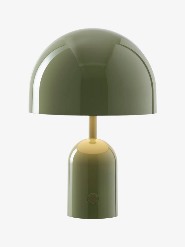 Lampe de table BELL vert foncé