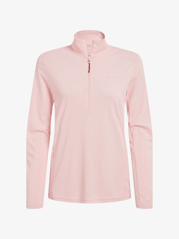 Pullover NosiLife SolarShield+ Half Zip Top rosa