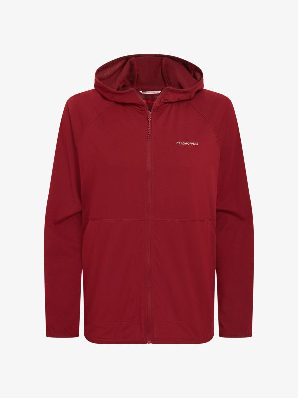 Fleecejacke NosiLife Aya Hooded Jacket rot