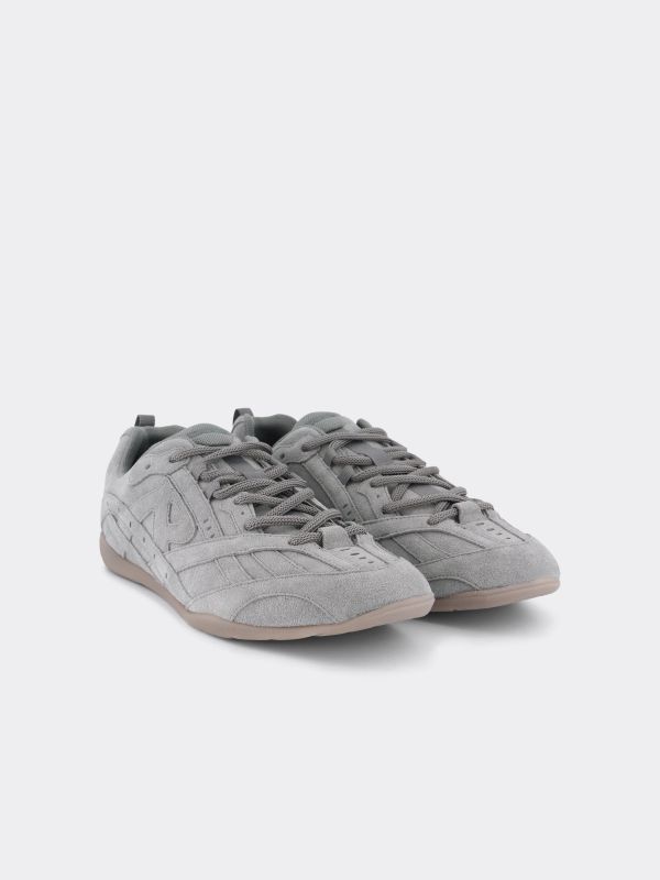 Ledersneaker grau, REPRESENT