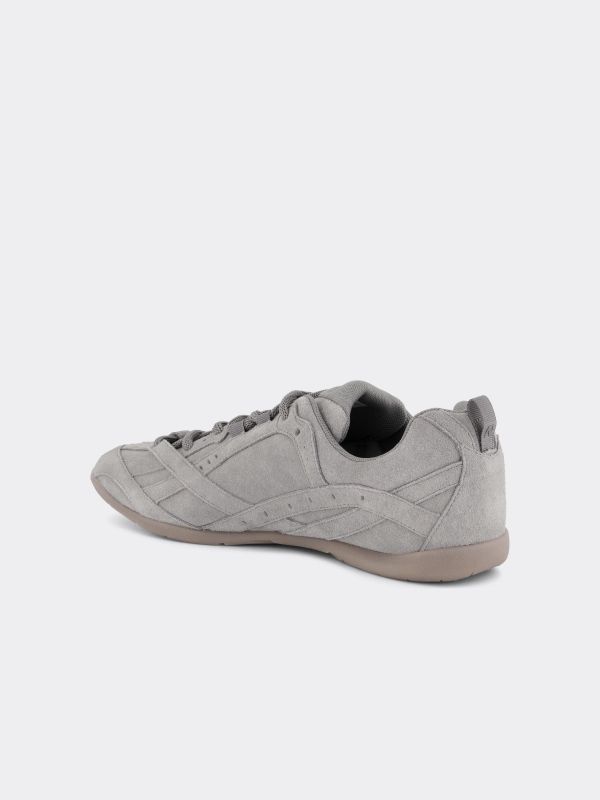 Ledersneaker grau, REPRESENT