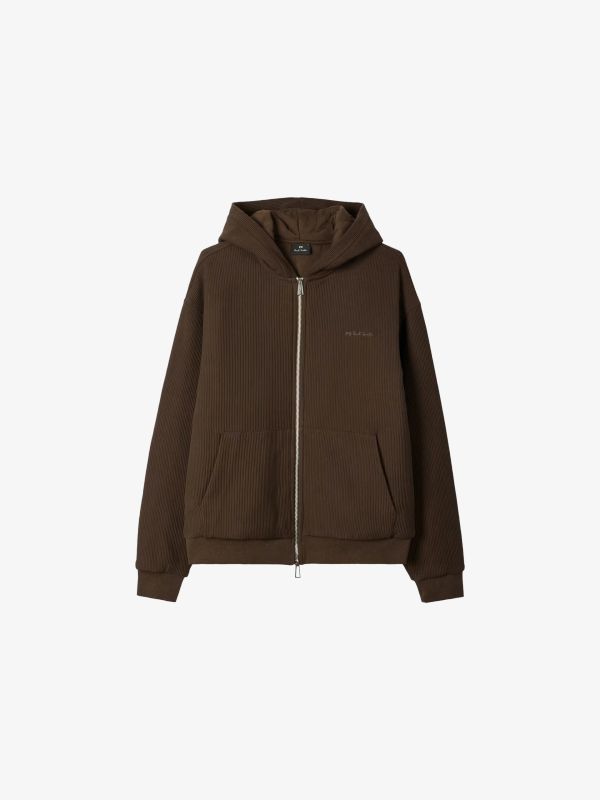 Sweatjacke braun